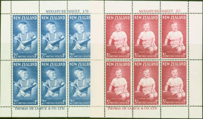 Rare Postage Stamp from New Zealand 1963 Mini Sheets SGM816b V.F MNH