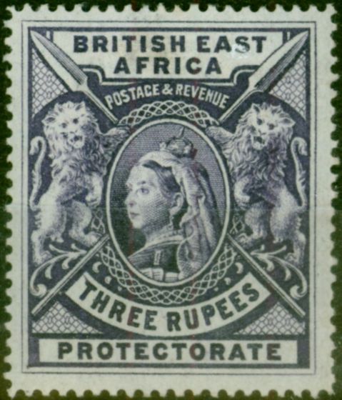 B.E.A KUT 1897 3R Deep Violet SG94 Fine & Fresh MM  Queen Victoria (1840-1901) Collectible Stamps