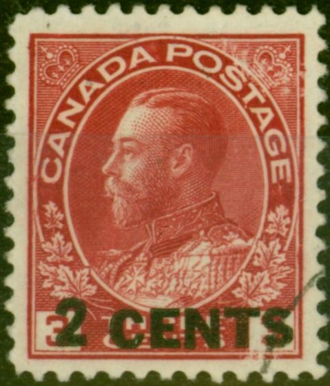 Valuable Postage Stamp Canada 1926 2c on 3c Carmine SG264 Fine Used