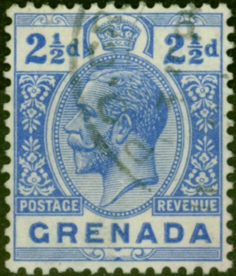 Valuable Postage Stamp Grenada 1926 2 1/2d Ultramarine SG120 V.F.U