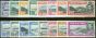 Rare Postage Stamp from Ascension 1938-49 set of 16 SG38b-47b Fine Lightly Mounted Mint