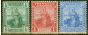 Collectible Postage Stamp from Trinidad 1909 set of 3 SG146-148 Fine & Fresh Lightly Mtd Mint