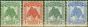 Collectible Postage Stamp from Gilbert & Ellice Is 1911 set of 4 SG8-11 Fine Mtd Mint