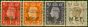 Old Postage Stamp from Middle East Forces 1942 Specimen set SGM1s-M5s V.F MNH