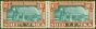 Collectible Postage Stamp from S.W.A 1938 1 1/2d & 1 1/2d Chocolate & Blue-Green SG107 Fine Mtd Mint