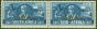 Rare Postage Stamp from South West Africa 1941 3d Blue SG117 V.F MNH