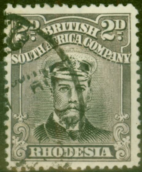 Collectible Postage Stamp from Rhodesia 1923 2d Black & Slate-Purple SG292 Fine Used
