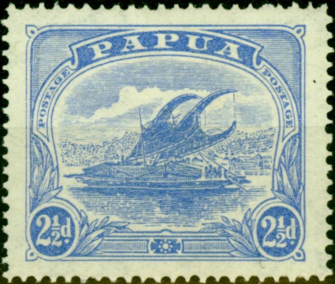 Old Postage Stamp from Papua New Guinea 1911 2 1/2d Dull Ultramarine SG87a Fine Lightly Mtd Mint