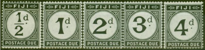 Collectible Postage Stamp from Fiji 1918 P.Due set of 5 SGD6-D10 V.F MNH