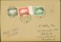 Valuable Postage Stamp from Aden 1 APR 1937 1st Day Cover to England A Cache in Violet Fine