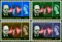 Rare Postage Stamp B.A.T 1966 Churchill Set of 4 SG16-19 V.F VLMM