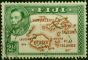 Fiji 1942 2 1/2d Brown & Green SG256ba P.13.5 'Extra Island' Fine Used  King George VI (1936-1952) Collectible Stamps