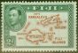 Rare Postage Stamp from Fiji 1938 2d Brown & Green SG253 V.F MNH