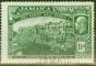 Rare Postage Stamp from Jamaica 1919 1 1/2d Green SG80a Major Re-Entry Fine Used