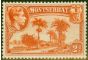 Valuable Postage Stamp from Montserrat 1938 2d Orange SG104 P.13 V.F Very Lightly Mtd Mint