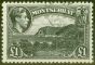 Valuable Postage Stamp from Montserrat 1948 £1 Black SG112 V.F.U