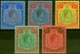 Collectible Postage Stamp from Nyasaland 1938 Set of 5 Top Values SG139-143 Fine Lightly Mtd Mint