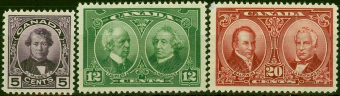 Valuable Postage Stamp Canada 1927 Set of 3 SG271-273 Fine & Fresh LMM
