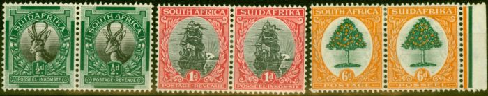Rare Postage Stamp from South Africa 1926 Set of 3 SG30-32 Fine Mtd Mint