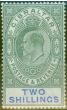 Old Postage Stamp from Gibraltar 1903 2s Green & Blue SG52 Fine & Fresh Lightly Mtd Mint (5)