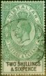 Collectible Postage Stamp Gibraltar 1925 2s6d Green & Black SG104 Fine Used