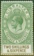 Valuable Postage Stamp from Gibraltar 1925 2s6d Green & Black SG104 Fine Very Lightly Mtd Mint