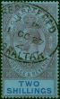 Gibraltar 1925 2s Reddish Purple & Blue-Blue SG99a V.F.U  King George V (1910-1936) Valuable Stamps