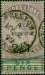 Collectible Postage Stamp Sierra Leone 1897 2 1/2d on 6d Dull Purple & Green SG59 Fine Used