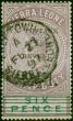Valuable Postage Stamp Sierra Leone 1897 2 1/2d on 6d Dull Purple & Green SG59 Fine Used (2)