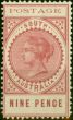 Collectible Postage Stamp South Australia 1902 9d Rosy-Lake SG273 Fine MM