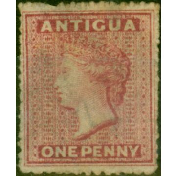 Antigua 1863 1d Rosy Mauve SG5 Fine Unused 