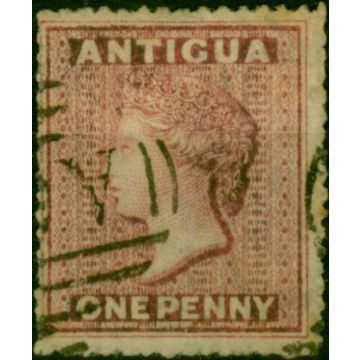 Antigua 1863 1d Rosy Mauve SG5 Fine Used 