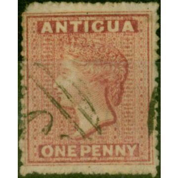 Antigua 1864 1d Dull Rose SG6 Fine Used (3)