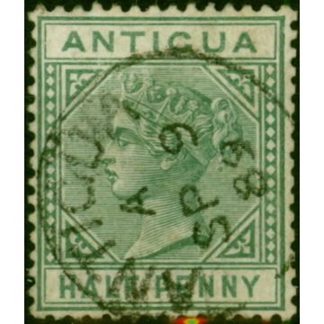 Antigua 1882 1/2d Dull Green SG21 Fine Used 