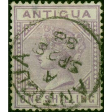 Antigua 1886 1s Mauve SG30 Fine Used (2)