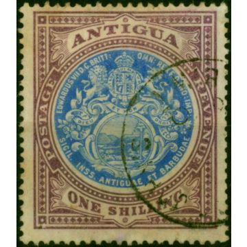 Antigua 1903 1s Blue & Dull Purple SG37 Good Used (2)