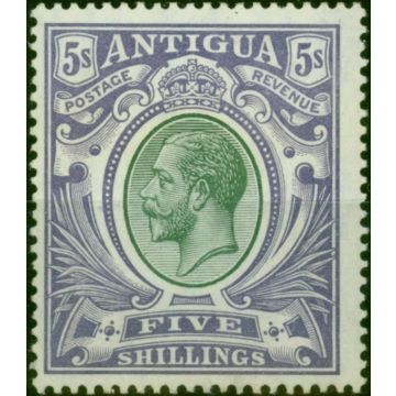 Antigua 1913 5s Grey-Green & Violet SG51 Fine & Fresh LMM