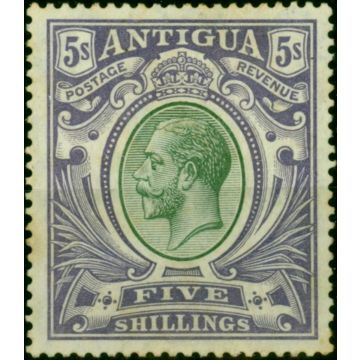 Antigua 1913 5s Grey-Green & Violet SG51 Fine MM 