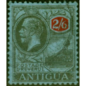 Antigua 1921 2s6d Black & Red-Blue SG59 Fine Used