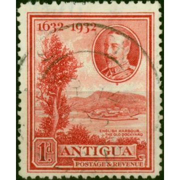 Antigua 1932 1d Scarlet SG82 Fine Used