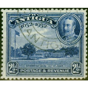 Antigua 1932 2 1/2d Deep Blue SG85 V.F.U 'Madame Joseph' Forged Cancel