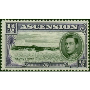 Ascension 1938 1/2d Black & Violet SG38 Fine MNH 