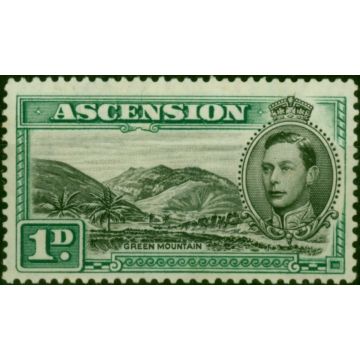 Ascension 1938 1d Black & Green SG39 Fine MM 