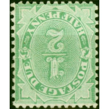 Australia 1904 1/2d Emerald-Green SGD22w 'Wmk Inverted' Fine MM 