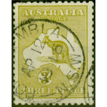 Australia 1915 3d Olive-Green SG37da Good Used