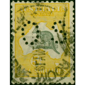 Australia 1915 5s Grey & Yellow SG050 Good Used 