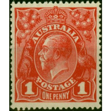 Australia 1917 1d Rose-Red SG21cd Fine MNH