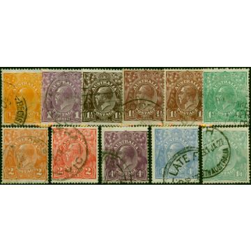 Australia 1918-23 Set of 11 SG56-66 Fine Used 