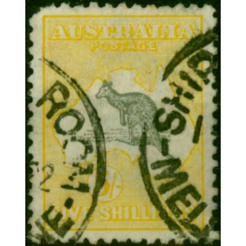 Australia 1918 5s Grey & Yellow SG42 Good Used