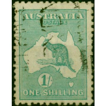 Australia 1920 1s Blue-Green SG40b Die IIb Fine Used 